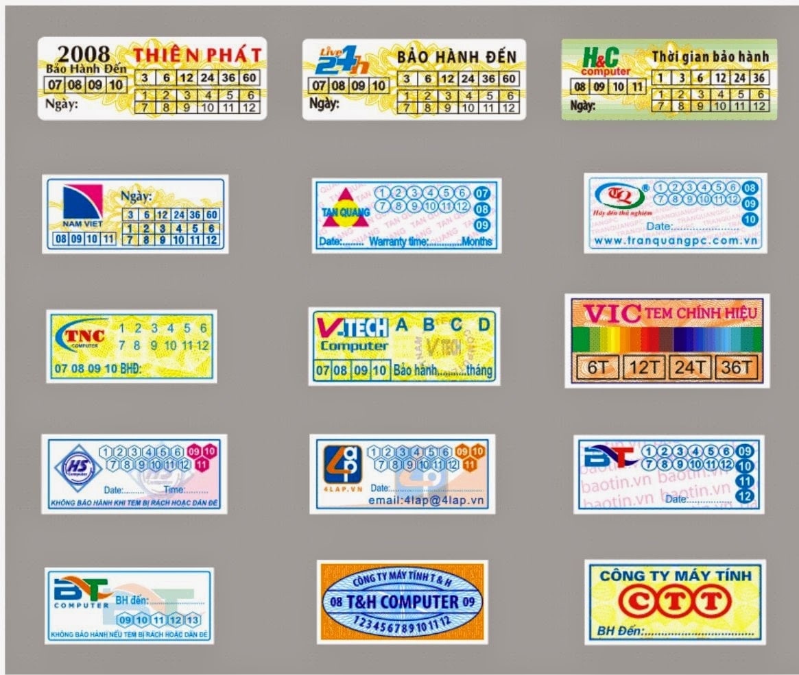 in tem chuyên nghiệp