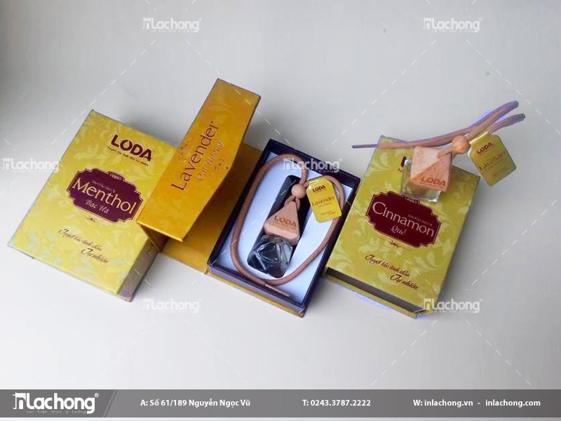 sản xuất hộp carton tinh dầu Loda cao cấp