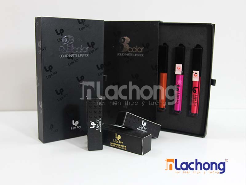 Sản xuất hộp carton đựng son LipIce cao cấp