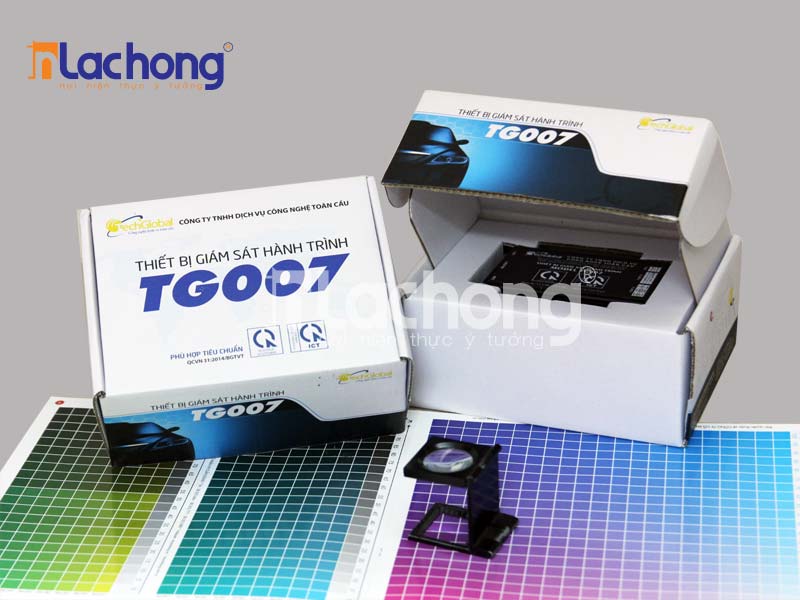 In hộp đựng thiết bị định vị TG007 có khay định hình bên trong