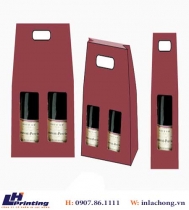 256Mẫu túi giấy đựng rượu