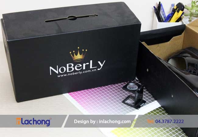 In vỏ hộp đựng giày