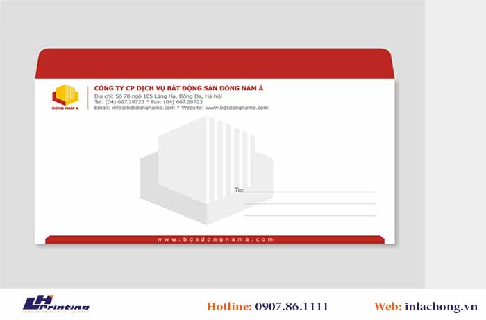 In Phong bì giá rẻ tại Hà Nội